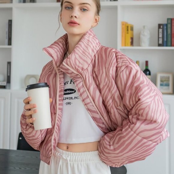 ZEBRA PUFFER JACKET - Picture 6 of 6